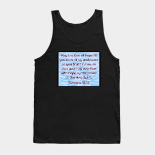 Bible Verse Romans 15:13 Tank Top